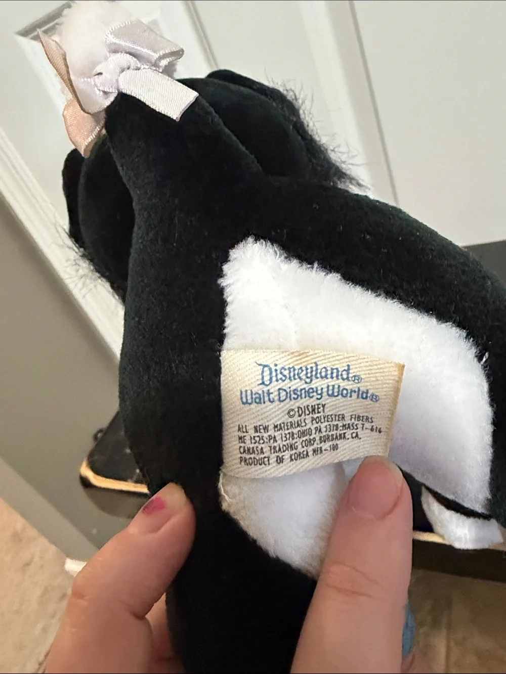 Plush Fogaro Toy - Black and White